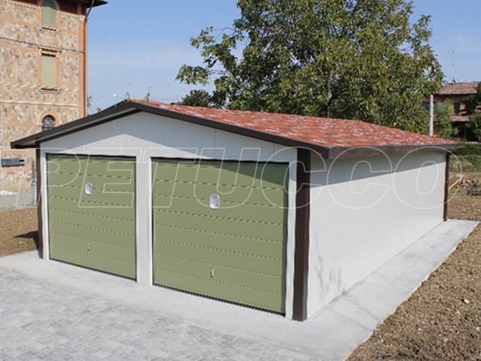 BOX AUTO DOPPIO STANDARD 6X5mt, Petucco Box prefabbricati coibentati