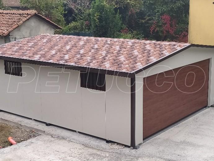 BOX AUTO DOPPIO STANDARD 6X5mt, Petucco Box prefabbricati coibentati