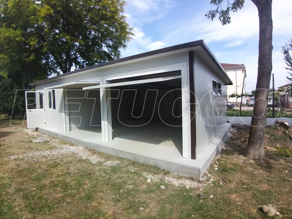 BOX AUTO DOPPIO STANDARD 6X5mt, Petucco Box prefabbricati coibentati