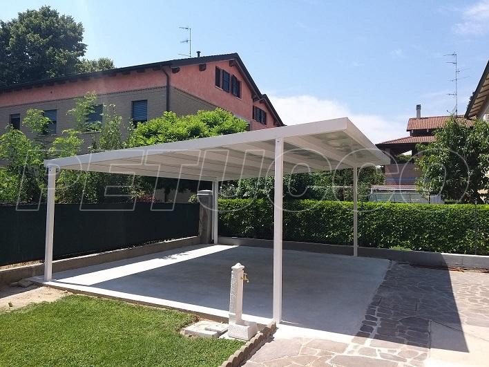 Tettoia con copertura in pvc  Petucco Box prefabbricati coibentati