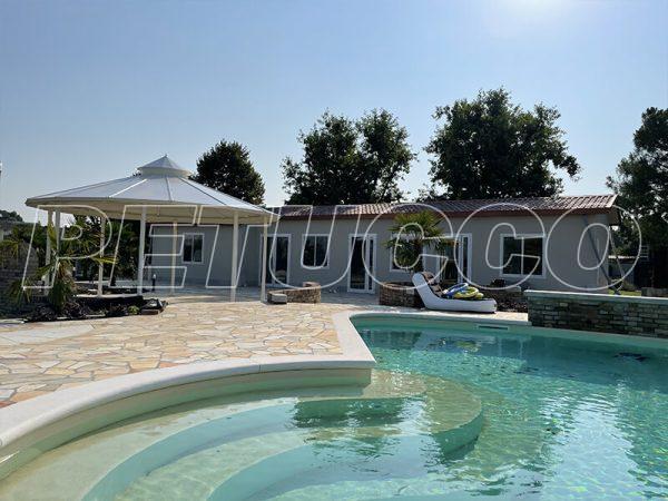 casetta coibentata per piscina