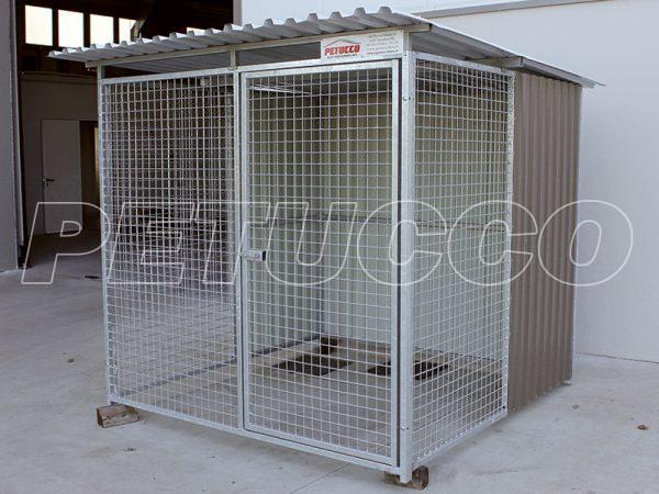 box per cani in lamiera zincata