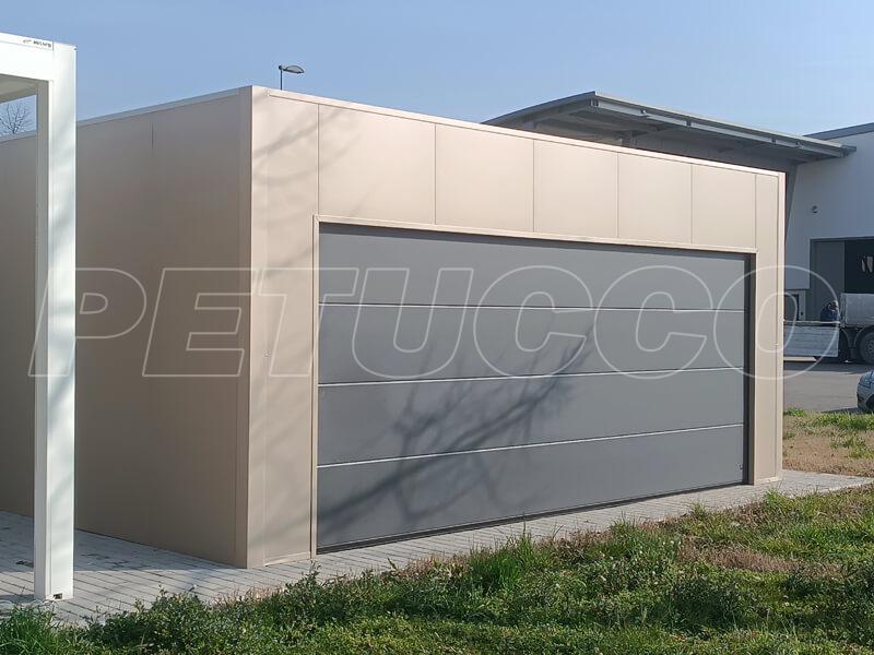 BOX AUTO garage doppio COLOR MOKA + ACCESSORI GRIGIO ANTRACITE